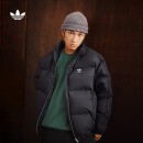 adidas 600蓬保暖鸭绒羽绒服面包服男女阿迪达斯官方三叶草 黑色 L