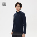 KOLON SPORT/可隆速干T恤 男子户外运动休闲S-FUNCTIONAL半拉链吸湿长袖内搭 LHZT5SN035-NV 藏蓝 XL 180/100A