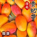 粤迎海南贵妃芒果红金龙树上现摘热带新鲜水果生鲜现发送礼品物应季 5斤精选果【手挑老树】净4.5斤