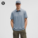 lululemon丨Evolution 男士短袖休闲衫 *珠地 LM3DZPS 杂色铁蓝 L