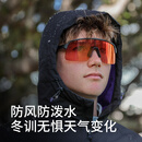 QINKUNG轻功热力怪系列连帽跑步棉服  运动户外保暖外套 男款黑色 L