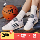 adidas ENTRAP休闲少年感复古篮球鞋男女春季新款阿迪达斯官方   白色/蓝色   42