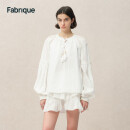 Fabrique微透纯棉刺绣衬衫与短裙套装2025春季新品 套装 S