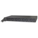 A.P.C.APC 机架安装 PDU 基本 200V240V/50A 三相 PDU (6) 插座 1U 水平机架安装 (AP7516)