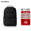 新秀丽（Samsonite）双肩包时尚商务电脑包通勤大容量背包黑色 15.6英寸 NX5*09001