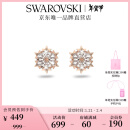 施华洛世奇（SWAROVSKI）新年礼物 MAGIC 耳饰耳钉耳环轻奢饰品送女友老婆生日礼物女 镀玫瑰金色 5627348