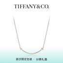 蒂芙尼【新年礼物】 Tiffany T 系列 Smile 项链 微笑项链