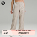 lululemon丨Utilitech™ 女士宽松剪裁中腰长裤 LW5GLXA 沙漠灰 M