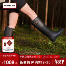 HUNTER雨靴Refined高筒靴金属孔圈防滑防水户外廋腿长筒靴女鞋 黑色/BLK 37