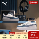 彪马（PUMA）官方【厚底鞋】女低帮经典丹宁刺绣增高板鞋CARINA STREET399075 白-地平线蓝-01 38