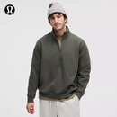 lululemon丨Steady State 男士半拉链卫衣 LM3FA9S 石板棕 M