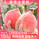 顺丰特大果春雪水蜜桃新鲜桃子水果脆甜毛桃应季孕妇次日达 3斤【特大果丨单果150g+】
