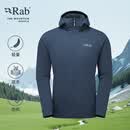 Rab睿坡Xenair Alpine户外徒步运动夹克连帽轻量金标P棉服男  QIP-41 暴风蓝TMB M