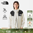 北面（The North Face）皮肤衣女连帽夹克户外防风防泼水休闲外套春季上新|5JXO QLI/米色 M /160