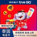 泰国电话卡10天5G/4G手机上网卡无限流量含通话