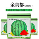 金美都西瓜种子籽中早熟耐裂皮薄抗重茬红瓤脆甜8424高抗病西瓜种 高纯金美都西瓜种700粒120
