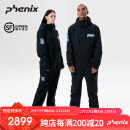 phenix SP27系列 连体滑雪服男女防水防风户外单板双板情侣款PC9721P02 黑色 XL