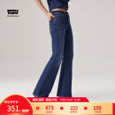 Levi's李维斯冬暖系列24秋季新品女士726高腰微喇休闲美式牛仔裤 中蓝色 26 (30)