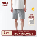 无印良品（MUJI） Walker 男式 防紫外线 易干 短裤 男士春季 防晒 BIC03A3S 中灰色 XL 180/92A