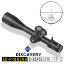 DISCOVERYED-PRS 二代5-25X56SFIR前置ZEROSTOP（34管）十字瞄准镜高清抗震 ED-PRS 5-25X56SFIR（直调) 11MM高窄