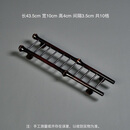 竹雪明|筇竹茶杯架茶具收纳架杯子沥水架晾杯架步步高升竹梯摆件 筇竹沥水架