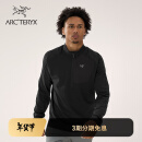 ARC'TERYX始祖鸟 DELTA 1/2 ZIP 保暖 男子 抓绒衫 BLACK/黑色 M