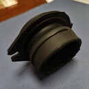 爱适易（ISE）食物垃圾处理器法兰橡胶垫片垫圈密封圈各品牌通用贝克巴斯 爱适易E系列出水口橡胶件