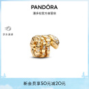 潘多拉（PANDORA）小金蛇串饰金色蛇形切割工艺蛇年生日礼物送女友