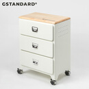 Gstandard新品Gstandard设计师款ins收纳柜白色款