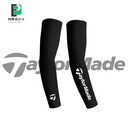 GOLF防晒袖套高尔夫运动手套护臂宽松冰袖防紫外线骑行开车户外护臂 黑色【ay款】