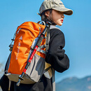 DUTRIEUX登山包夏户外旅游轻便双肩包男女运动徒步背包露营大容量双肩包 登山包升级款【橘色】