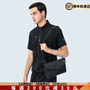 GOLF【高端奢品】男士单肩包休闲印花时尚大容量商务高级手机斜挎包男 黑色