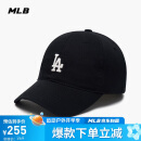 MLB帽子男女四季软顶棒球帽休闲运动鸭舌帽3ACP7701N-07BKS-F/黑色