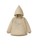 MINI A TURE丹麦童装24冬季新品男女童精灵帽防水防风保暖外套 1330 草原棕（无毛领） 100 /48-2y