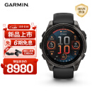 佳明（GARMIN）Fenix8旗舰黑-47mm飞耐时8户外运动手表血氧心率跑步骑行潜水滑雪