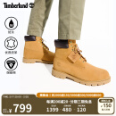 添柏岚（Timberland）官方踢不烂男鞋新款大黄靴户外防水皮革偏大|18094 18094W/小麦色 41