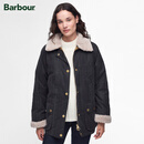 Barbour Swainby Wax女士油蜡夹克 绿色 S (8)
