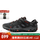 迈乐（Merrell）运动户外溯溪鞋ALL OUT BLAZE轻便透气耐磨防滑速干休闲鞋 J65105 黑红（男款） 40