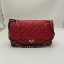 【二手9新】Chanel/香奈儿2.55 16开中号28*16*9牛皮单肩包正品公价81000 红色2.55 16开28*16*9