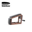 WaterRower仰卧起坐健身器材仰卧板家用辅助器腹肌运动健身锻炼器材收腹机 胡桃木原木色+真皮黑色