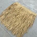 仿真茅草瓦屋顶装饰毛草稻草顶民宿凉亭公园景区农家乐屋顶假稻草 样品0.2平方