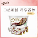 德芙（Dove）丝滑牛奶巧克力分享碗装18粒252g休闲儿童零食糖果生日礼物