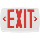 Lithonia LightingQuantum Thermoplastic LED Exit Sign, White, Red