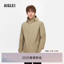 AIGLE【春夏新品】艾高风衣GORE-TEX防风防雨透汽户外中长款男士 杻藤杏色BI182 XL (185/92A)