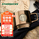 星巴克（Starbucks）棕金鎏光系列马克杯414ml水杯子桌面杯送男友节日礼物