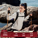 KOLON SPORT/可隆软壳夹克 女子户外休闲防风登山防泼水连帽外套 LKJK4MNT86-PE 杏 170/L