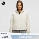 lululemon丨Water-Resistant 女士带夹层连帽外套 LW4CEDS 浅象牙白 S