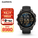 佳明（GARMIN）Fenix8旗舰黑-47mm飞耐时8心率血氧跑步潜水户外运动手表