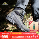 LA SPORTIVA徒步鞋 男女户外防水透气高帮登山鞋宽楦秋冬男女款 Nucleo GTX 碳灰/辣椒红 男款 42