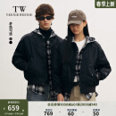 Teenie Weenie Men【男女同款】小熊男装棉服冬季潮流时尚短款棒球服外套男 黑色 L 175